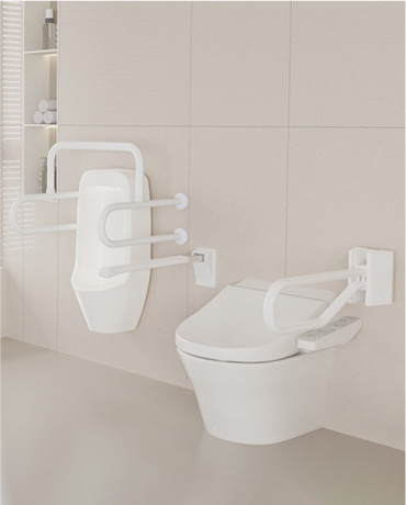 Antibacterial Resin Grab Bars