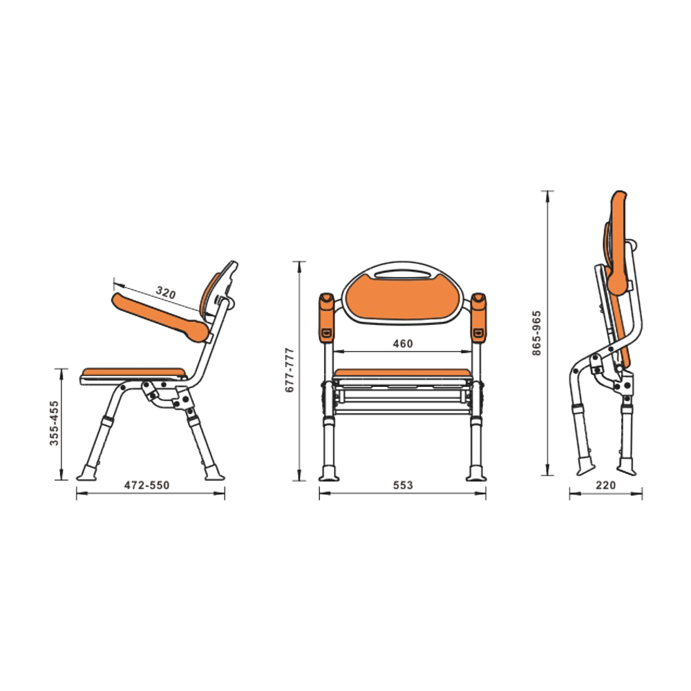 10-3-YJL-8933 洗澡椅